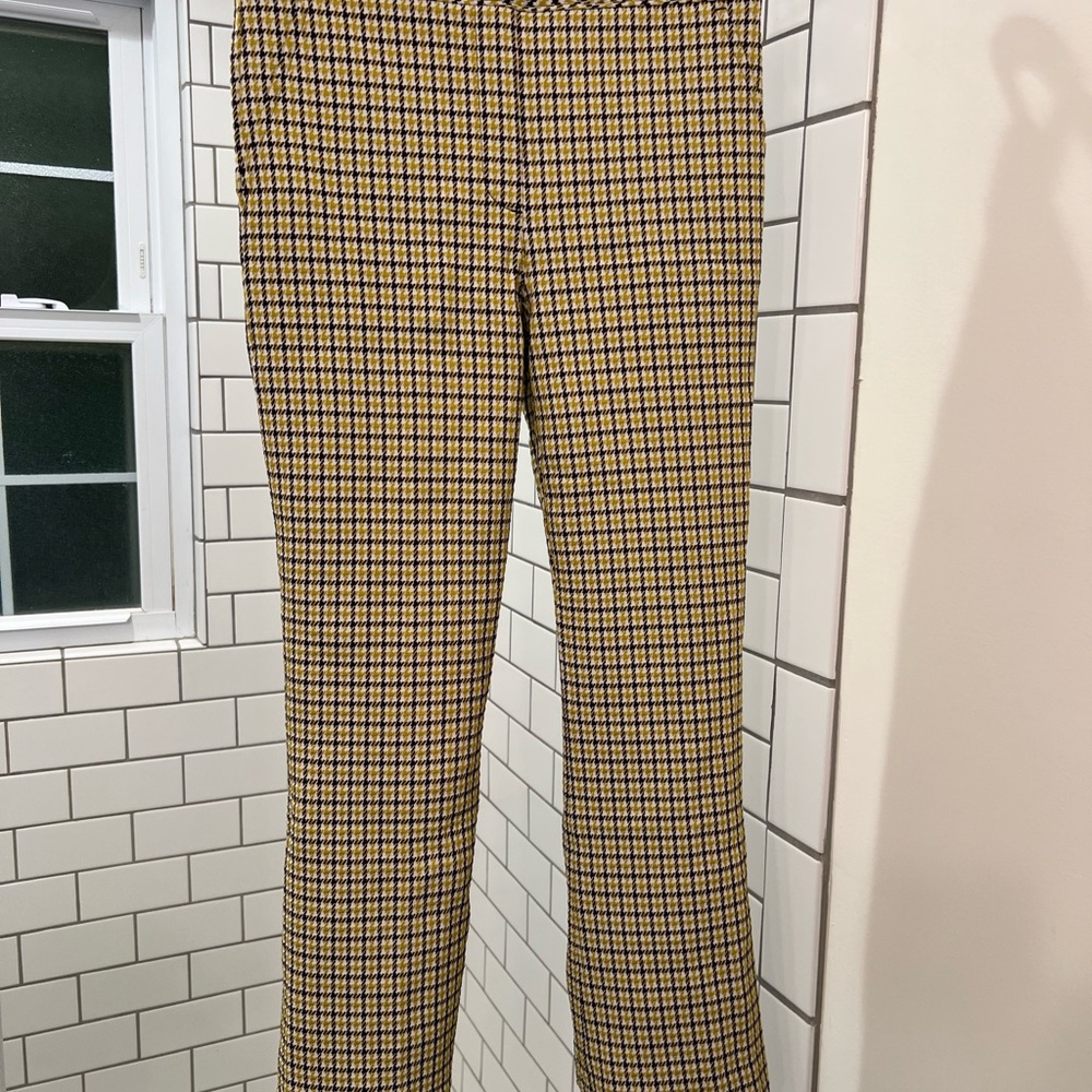 Spanx Kick Flair Pants - Brown, Cream, Gold